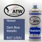 Preview: Nissan, Dark Blue Metallic, BG7 (USA): 400ml Sprühdose, von ATW Autoteile West.